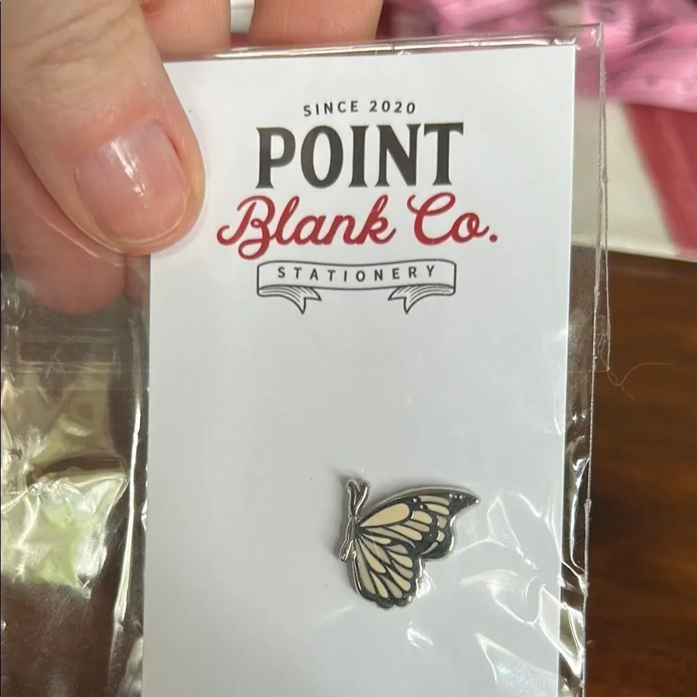 Point Blank Co. Butterfly Pin
